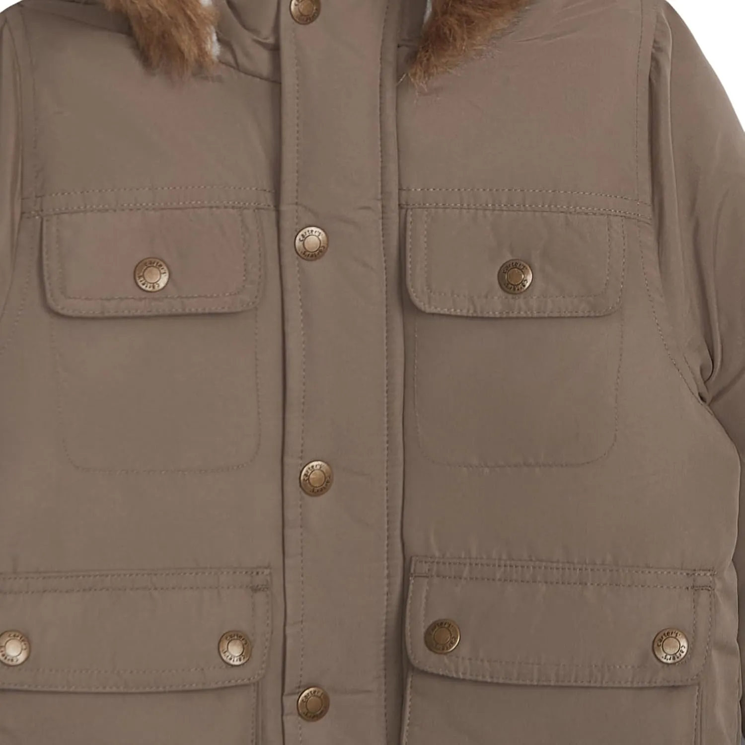 Carter's Boys' Warm Winter Parka Hooded Jacket