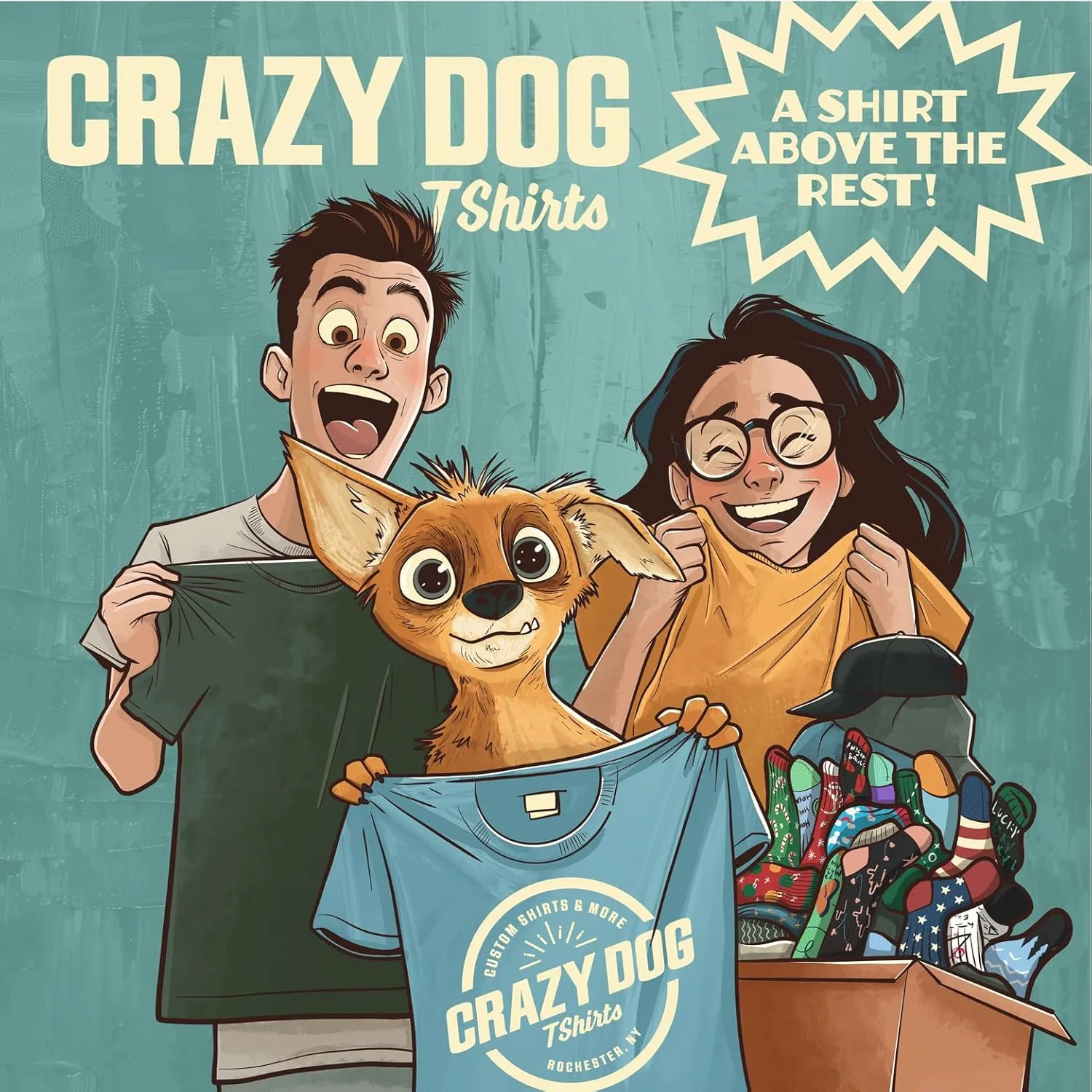 Crazy Dog Mens Funny Uncle T Shirts Sarcastic Family Tees for Guys
