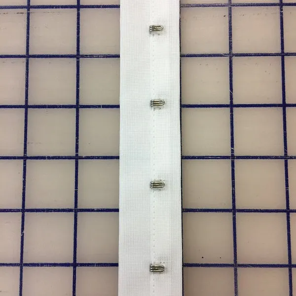 Hook-Side Tape - #3 Hook-Side Tape 1.5-in Spacing White