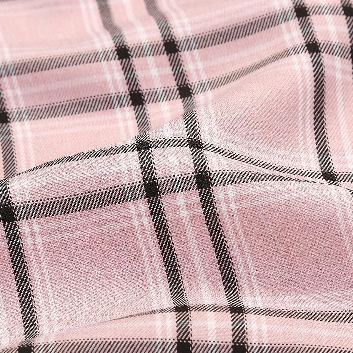 IDEALSANXUN Gothic Plaid Mini Skirts for Women Short High Waist Plaid Skirts