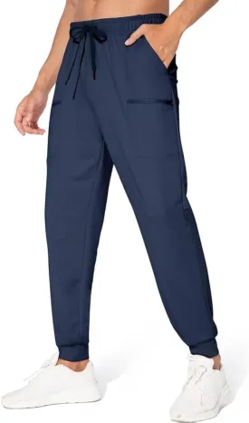 Mens Joggers Quick Dry Pants Golf Lightweight Yoga Workout Running Waterproof Water Resistant Sweatpants