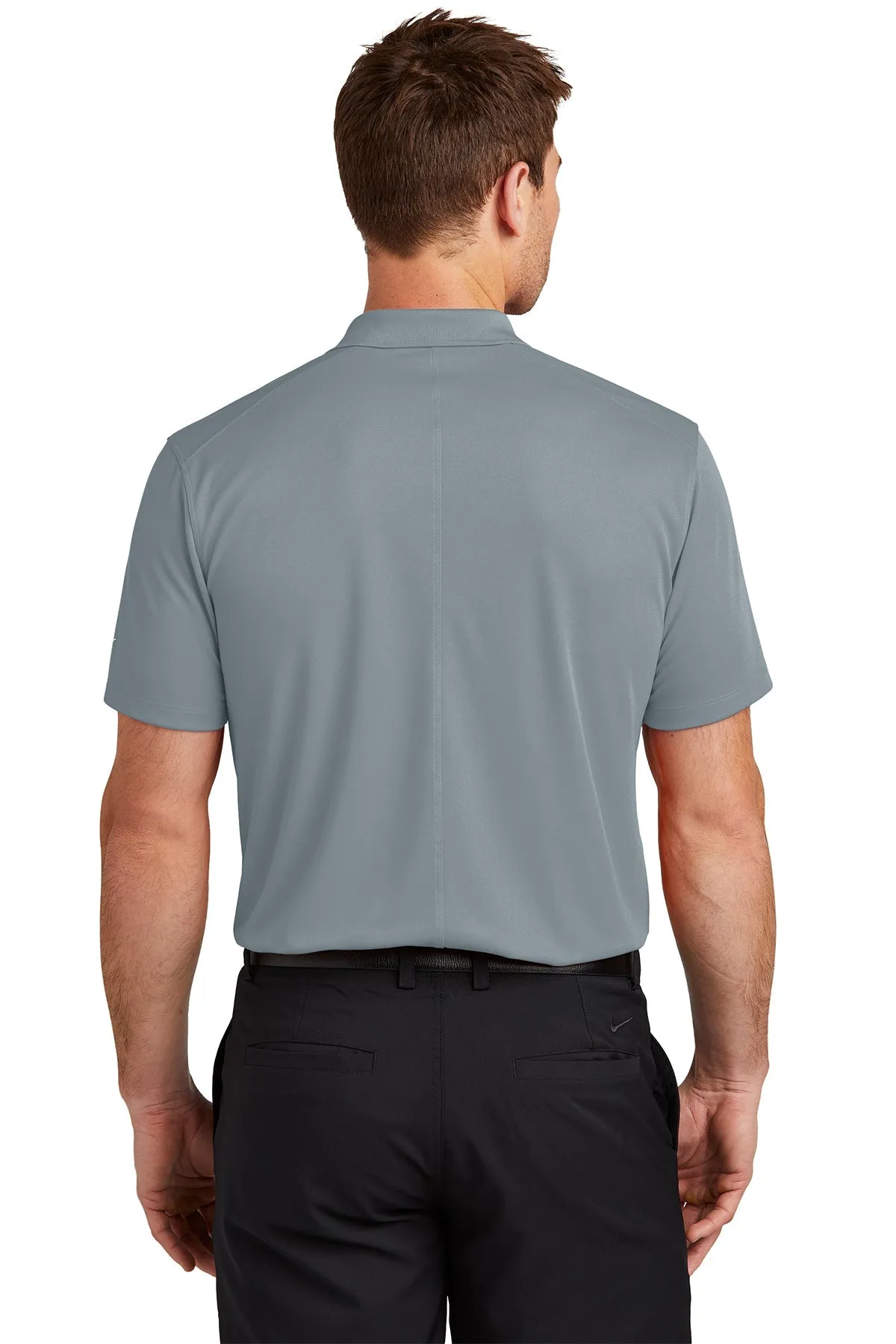 Nike Victory Solid Custom Polos, Cool Grey