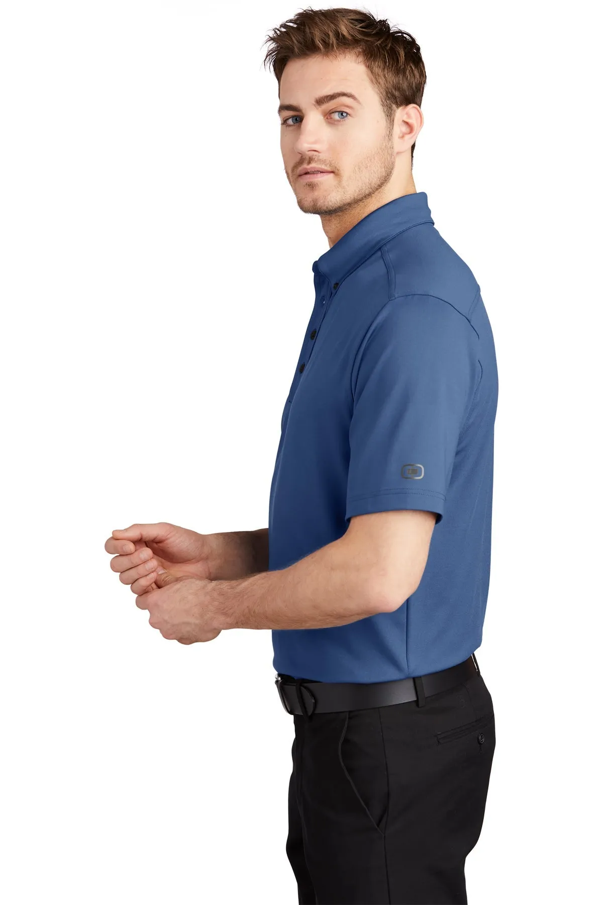 OGIO Gauge Customized Polos, Blue Indigo