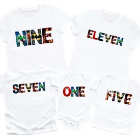 Personalized Handmade: Custom Birthday Shirt, Amazing Friends Birthday Shirt, Family Birthday Shirts, Boy Birthday T-Shirt, Fun Birthday Tee, Kids Birthday T-Shirt