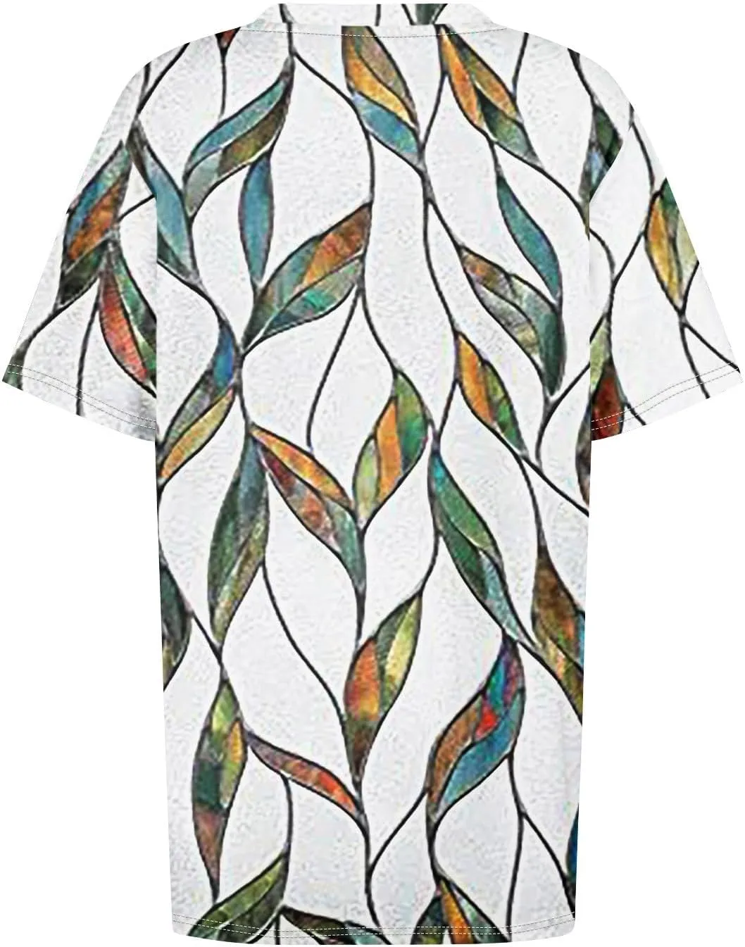 Plus Size Summer Tops Shorts Sleeve Work Shirts For Women Tops V Neck Basic Tee Tunic Oversized Blouses Comfy Clothes