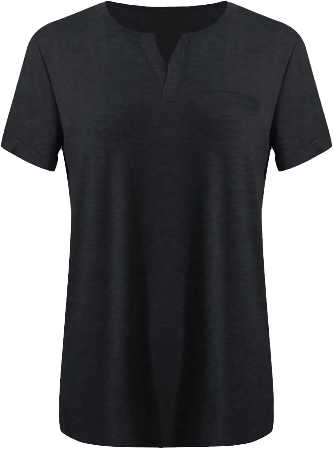 Plus Size Tops for Women Short Sleeve Oversized Henley Shirts V Neck Casual Fashion Tunic Top Basic Loose Blouses