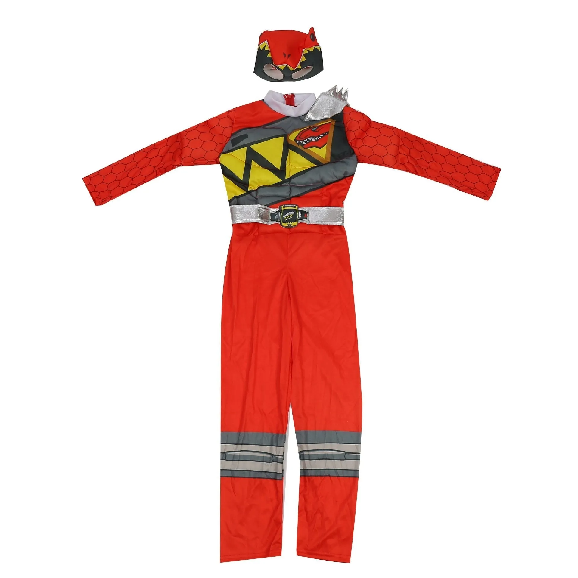 Power Rangers Costume For Boys Red Dino Charge Halloween Outfits