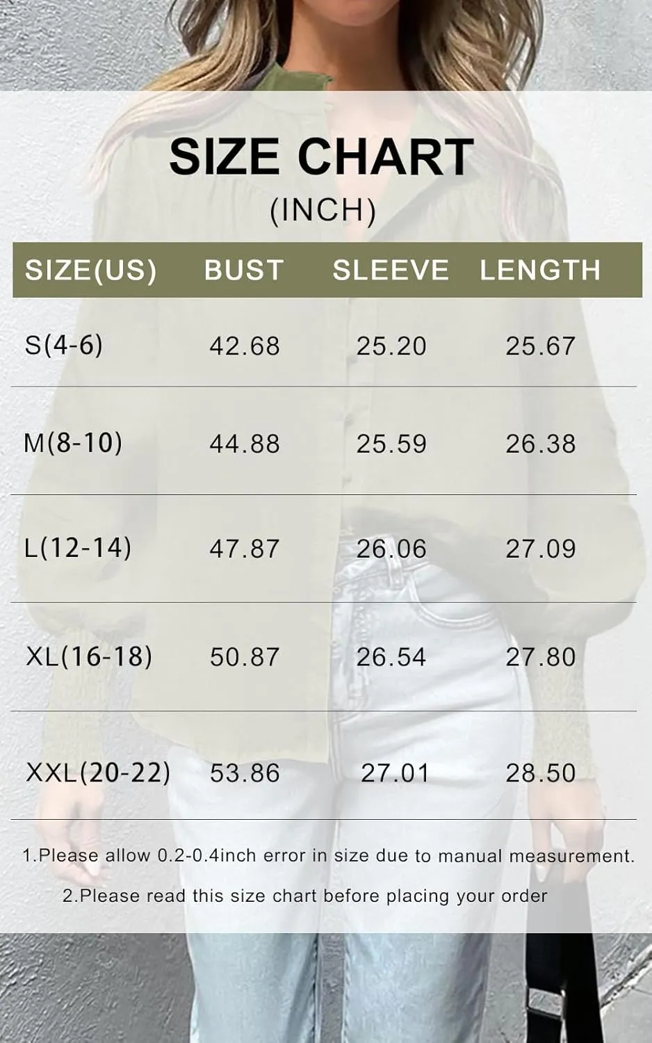 PRETTYGARDEN Womens Spring Long Sleeve Tops Dressy Casual Button Down Smocked Cuffed Office Business Work Blouses Shirts