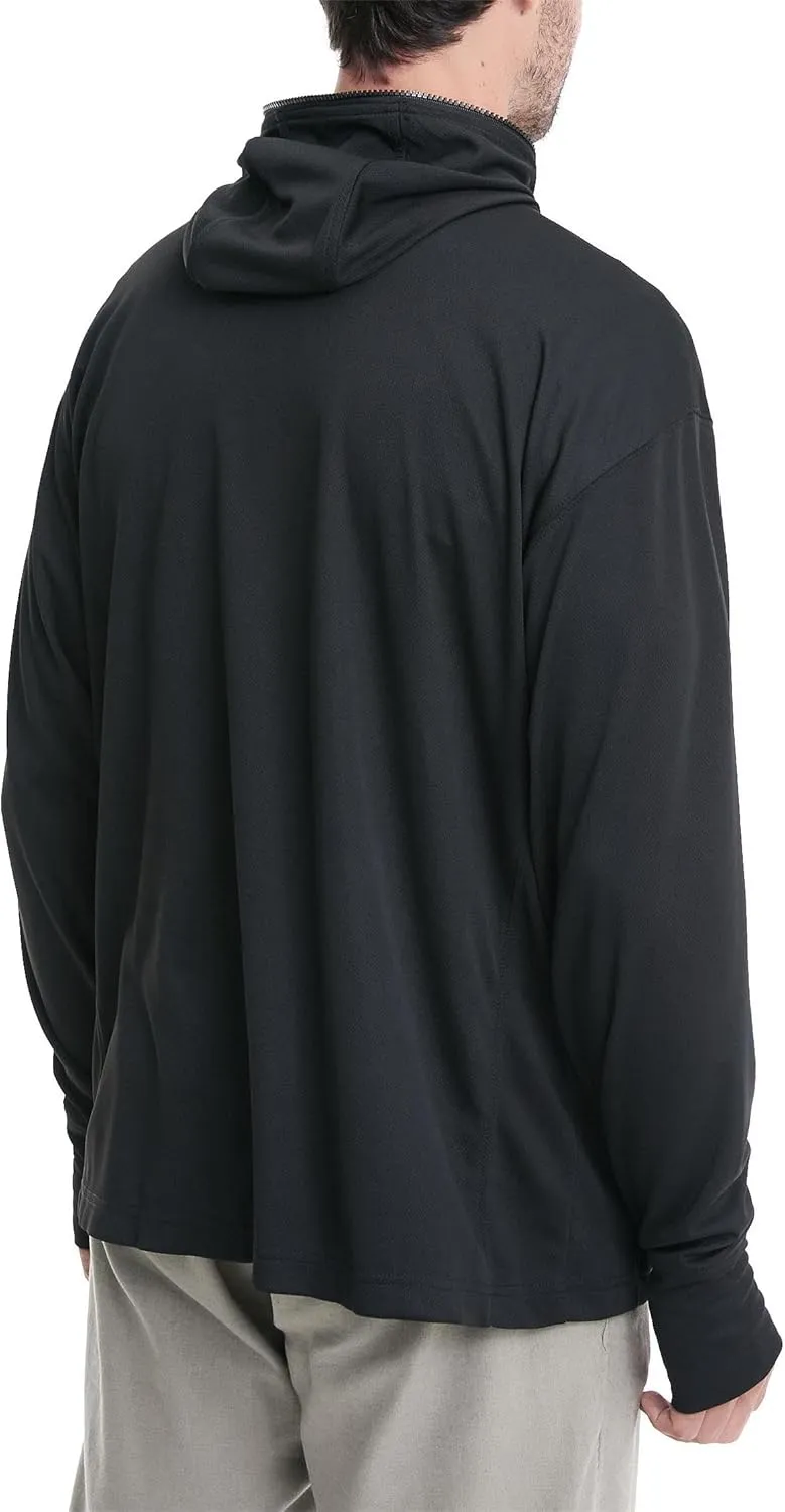 TRAILSIDE SUPPLY CO. Men's UPF50  Sun Protection Lighweight Running Jackets Full Zip Workout Athletic Jackets