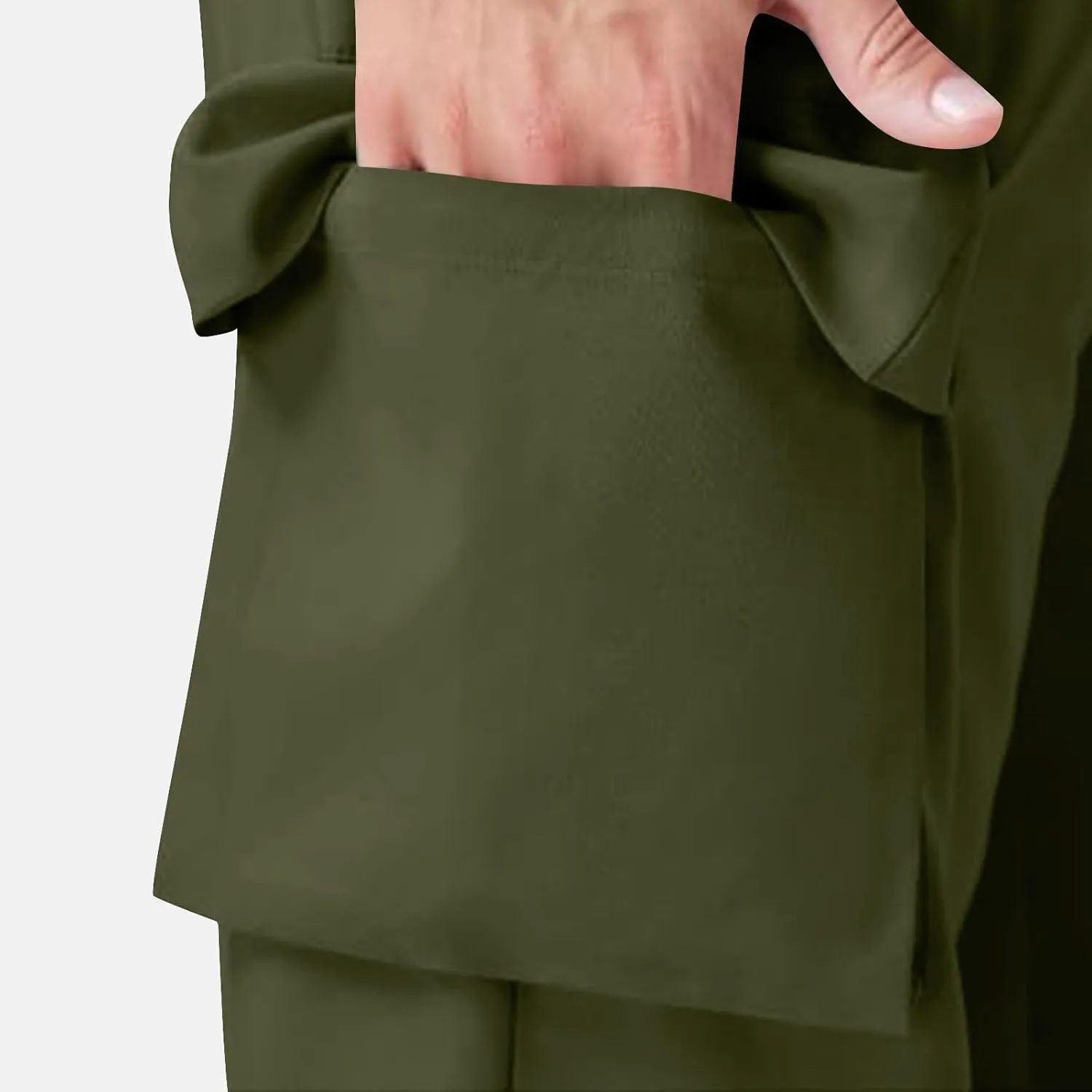 Womens Quick Dry Cargo Jogger Pants Drawstring Waist Light Hiking Travel Utility Trousers Summer Outdoor Active Pant